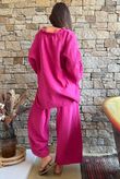 Santos Cushion Cotton Heathcliff Blouse Raspberry?